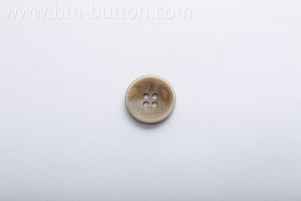 Four-hole fruit buttons for suits